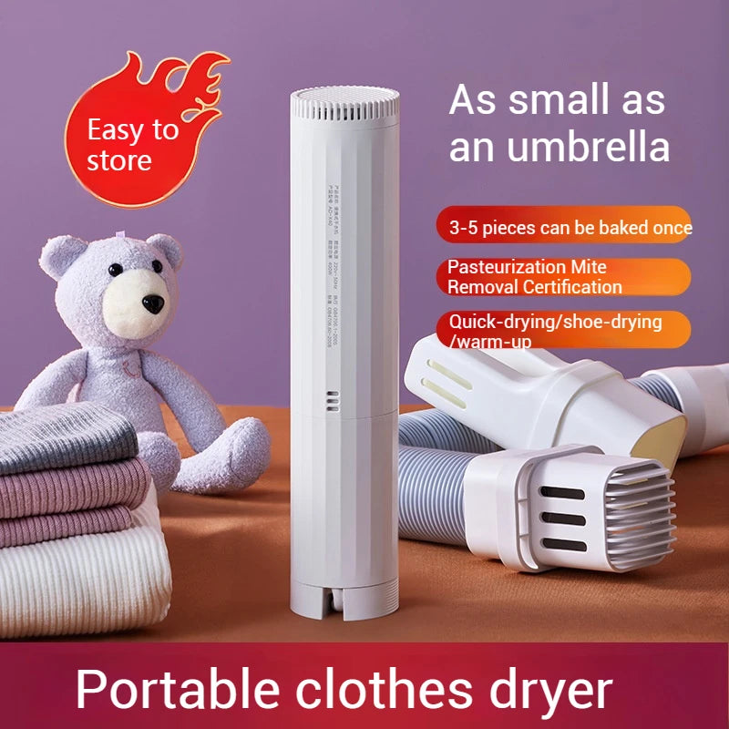 220Vhome Multi-Function Folding Warm Travel Blanket Portable Quick Drying Shoe Dryer with Timed Adjustment Sterilization Feature
