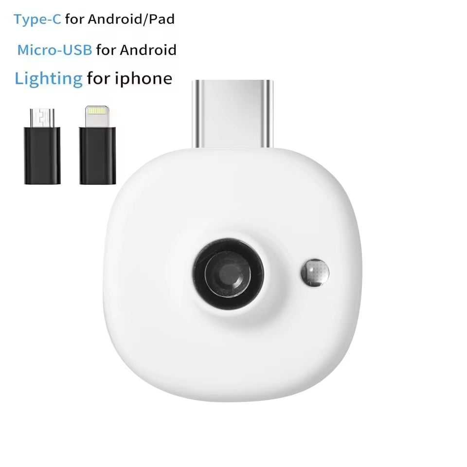 Mini UV Camera for Iphone Android Phone Visible Facial Sunscreen Protection Portable UV Camera for Sunscreen Test