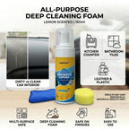 QIFOR 4-In-1 Multi-Enzyme Foam Spray Cleaner - Heavy Duty Deep Cleaning House & Car Detailing Products, Stain Removal for Car Interior & Sofa,Summervibes Outdoorfun
